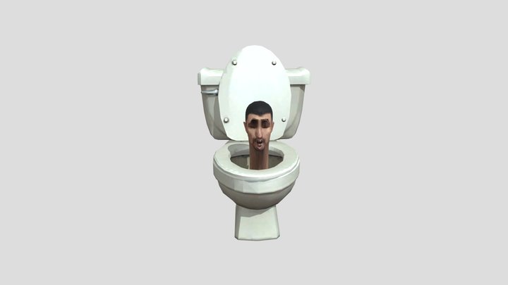 Titan Tv Flush Remaster 3D Model