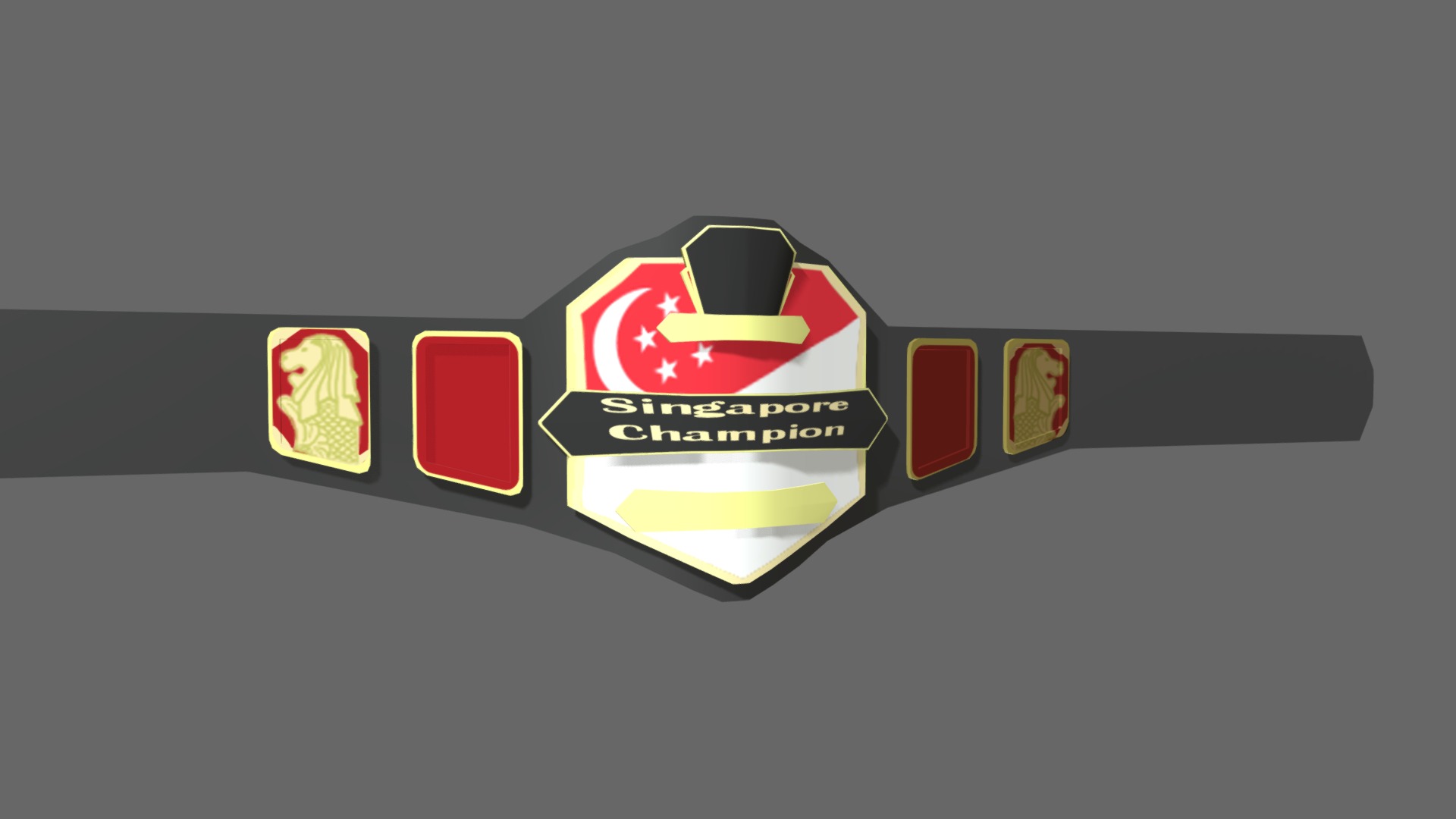 Singapore Championship Belt - 3D model by M.I.Mustaqim-Strike [4f1b66b ...