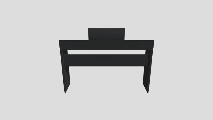 Basic Casio Keyboard 3D Model