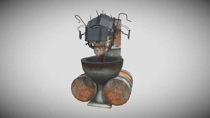 Acid skull toilet