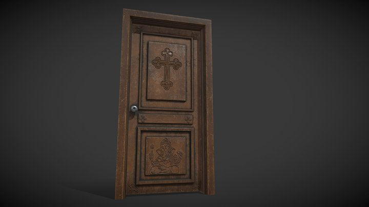 Door -Wooden -Old - 8MB – Modelo 3D gratuito STL
