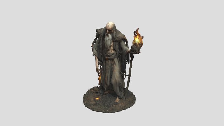 0219 FantasyWizard 3D Model
