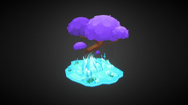 Frosty Tree - #SketchfabWeeklyChallenge 3D Model