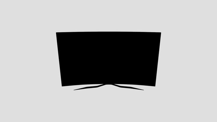 Curved_Monitor 3D Model