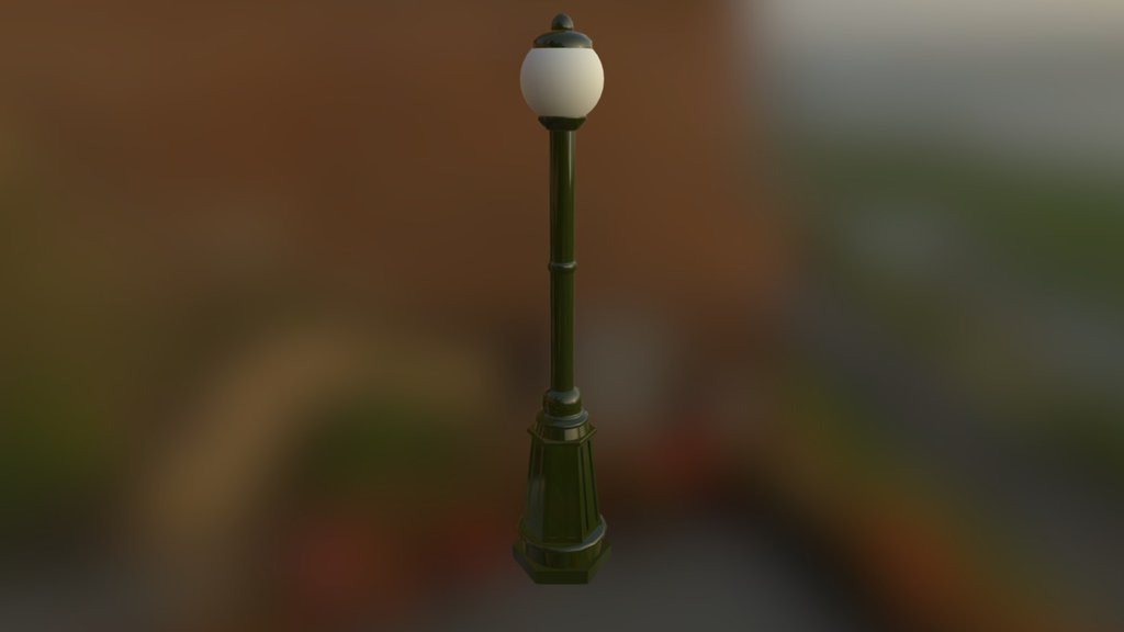 Lamp Post 3D model by christian_macneill [4f1e01c] Sketchfab