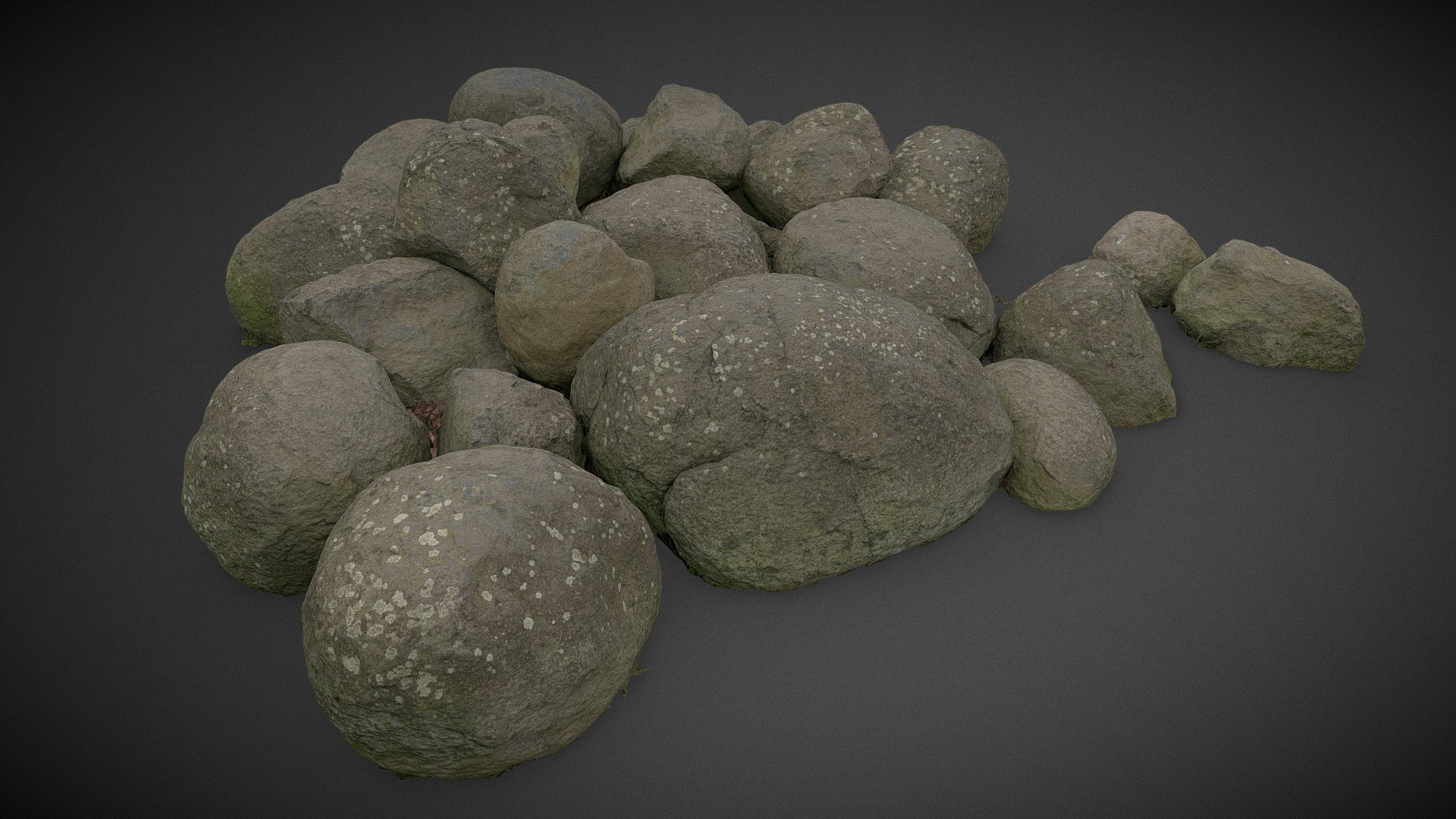 Round Boulders pack - Buy Royalty Free 3D model by axonite [4f1e9e6 ...