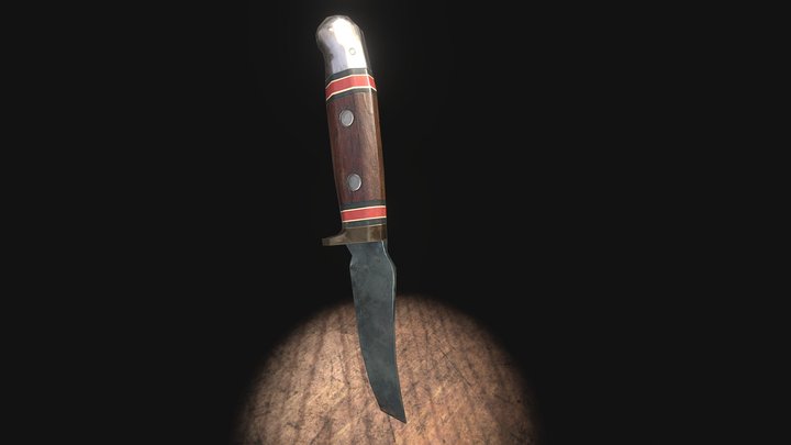 Hunting Knife – Free 3D Model STL