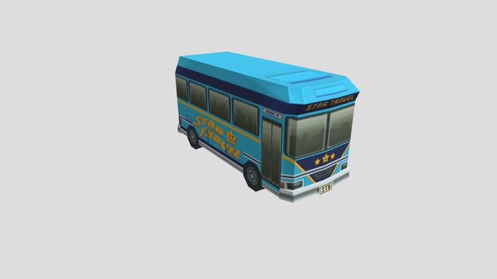 GameCube - Mario Kart Double Dash - Bus 3D Model