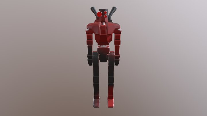 Warrior golem 3D Model