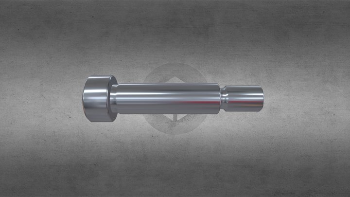 G177 - Vidalı Tip Merkezleme Kolonu 3D Model