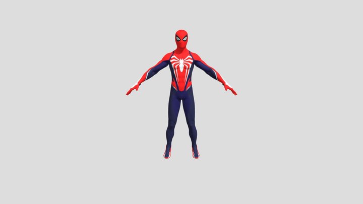 marvels-spider-man-2  suit peter parker suit 3D Model