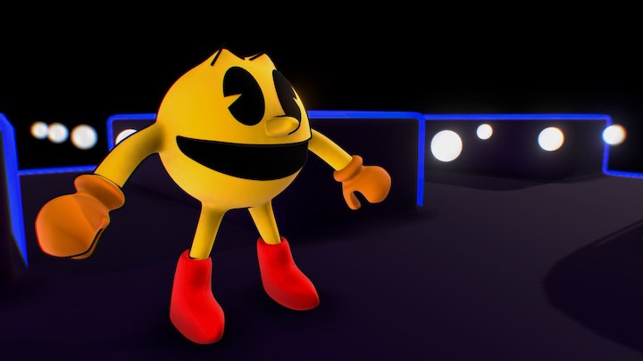 Gabriel Rocco - Pacman 3D Model