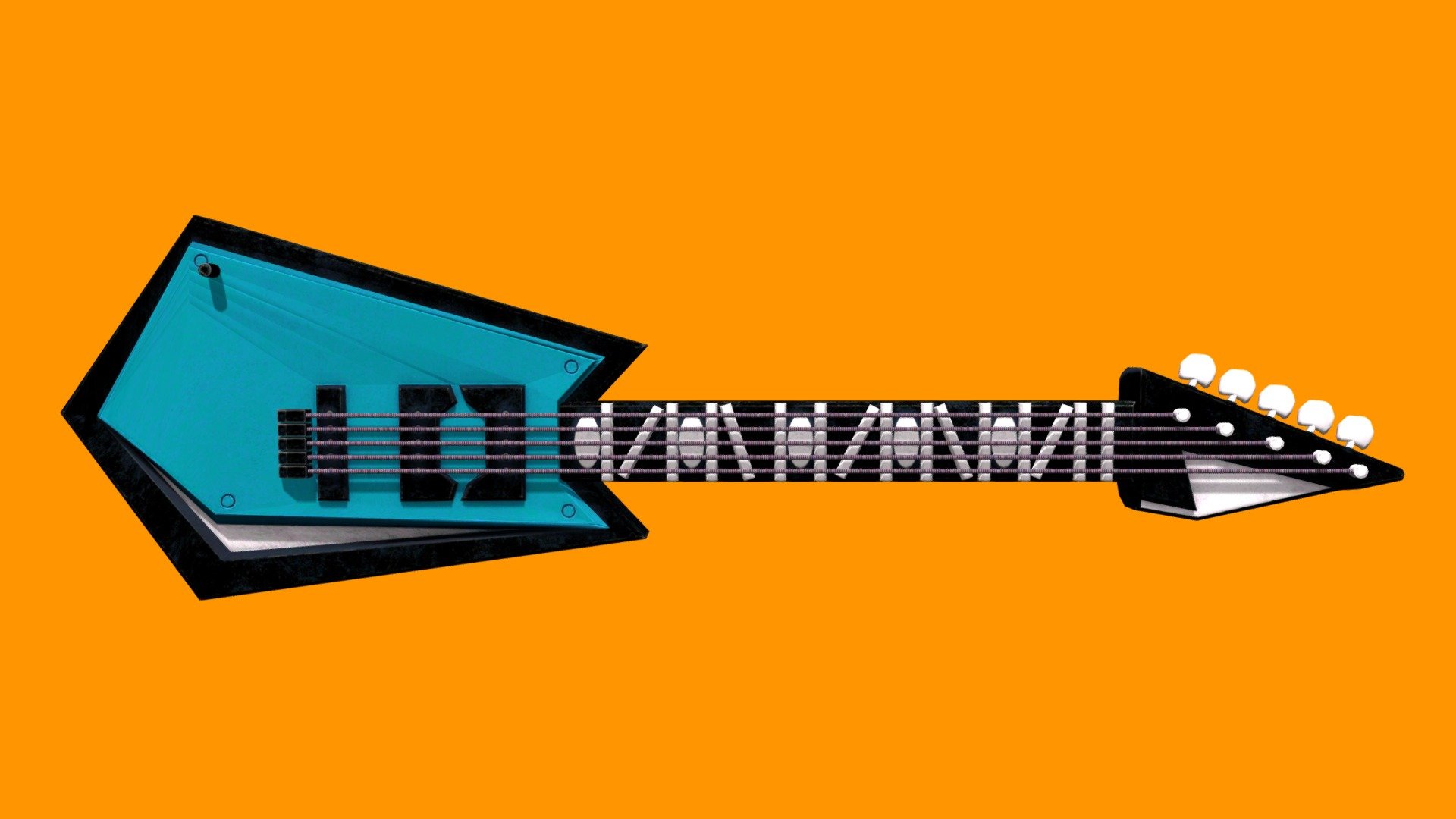 Ozzy The Tiger's Guitar