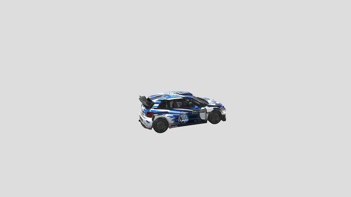 Volkswagen- Polo_r-wrc2015 3D Model