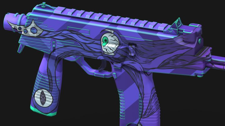 #CSGOdreams MP9 Symbiosis 3D Model