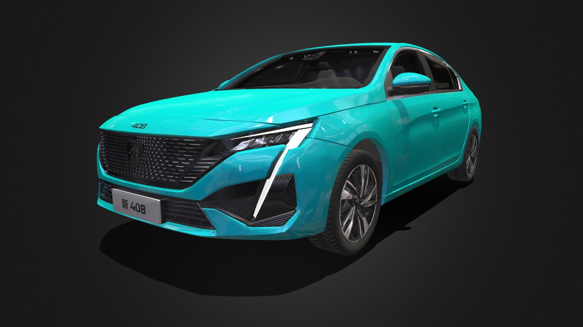 Peugeot 408 CN Spec 2022 - 3D model by Davidson (@a0930582398) [4f25b51 ...