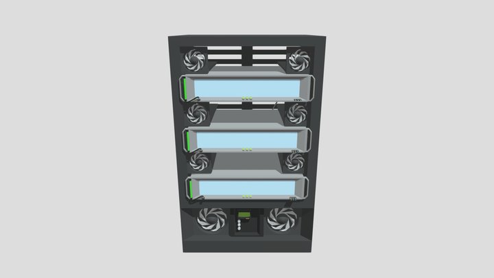 Updated Printer Rack 3D Model