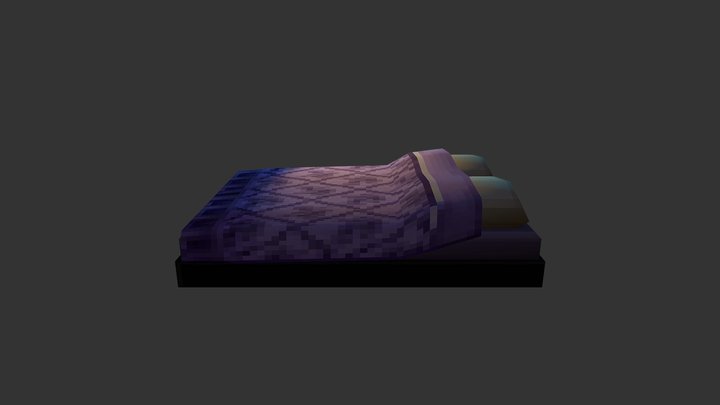 Bed 01 3D Model
