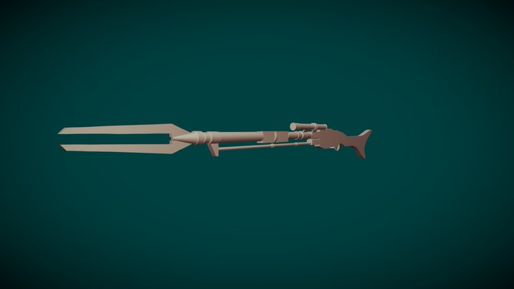 Mandalorian Sniper | Star Wars (Untextured) 3D Model