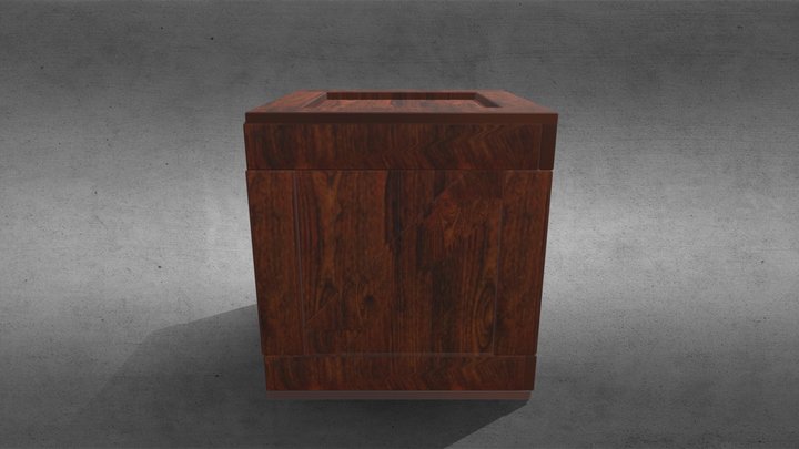Wooden Crate_TR 3D Model