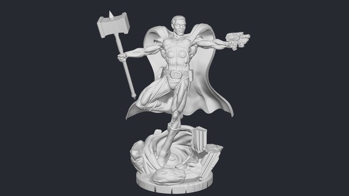 Superhero 2 3D Model