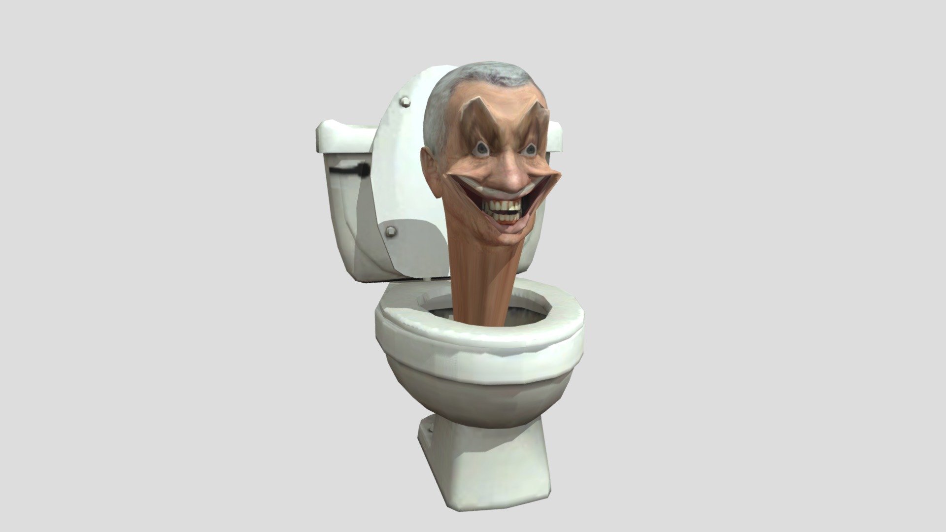 Old man skibidi toilet - 3D model by LIROLISM (@LIROLISMM) [4f290bd]