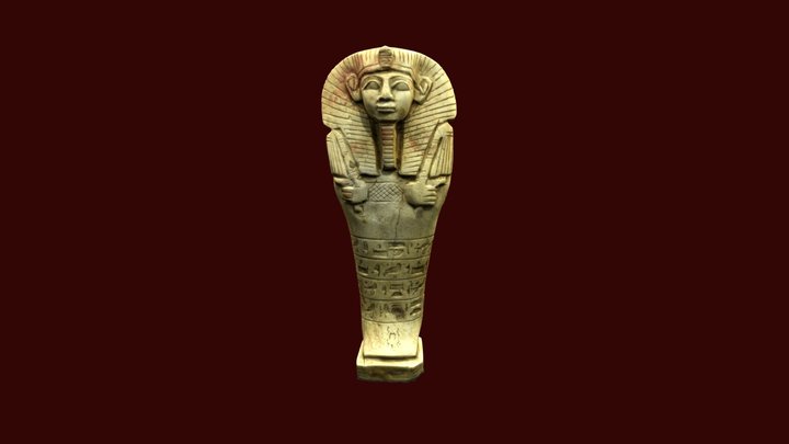 Escultura Egipcia 3D Model