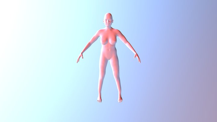 BelaBodyFull_MakeHuman_OBJ 3D Model