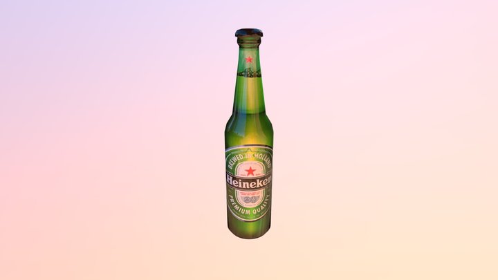 Bottiglia Heineken 3D Model