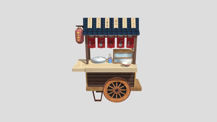 Kedai Ramen 3D Model