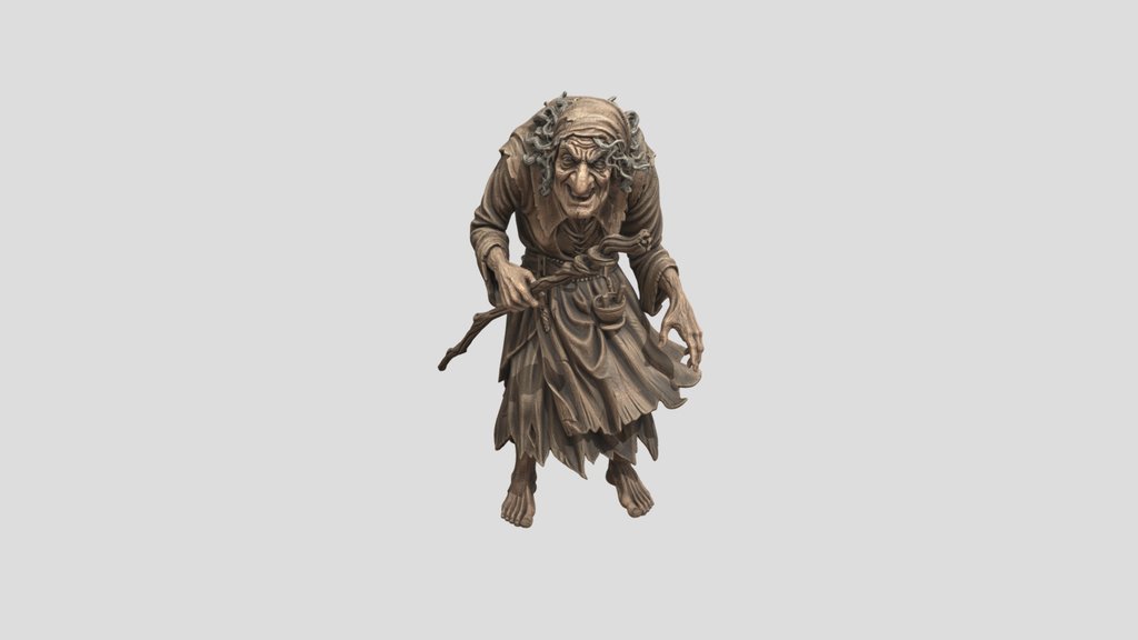 Baba Yaga Crone Witch STL | Slavic Folklore…