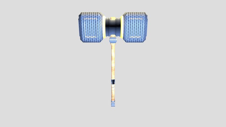 Weapon / Fantasy Hammer 3D Model