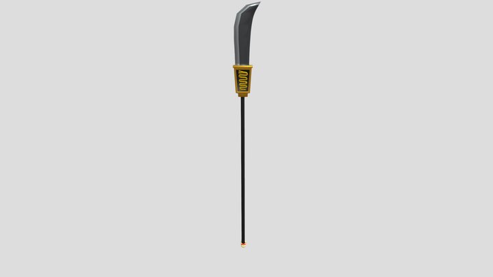 Bisento (edward newgate weapon) 3D Model $50 - .ma .obj .fbx - Free3D