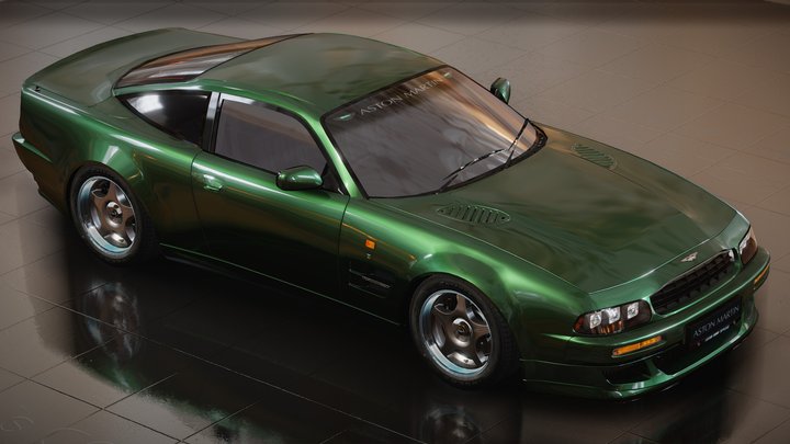 Aston Martin V8 Vantage V600 LimitedEdition 1998 3D Model