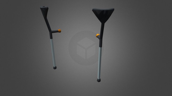 Crutches | Forearm crutches 3D Model