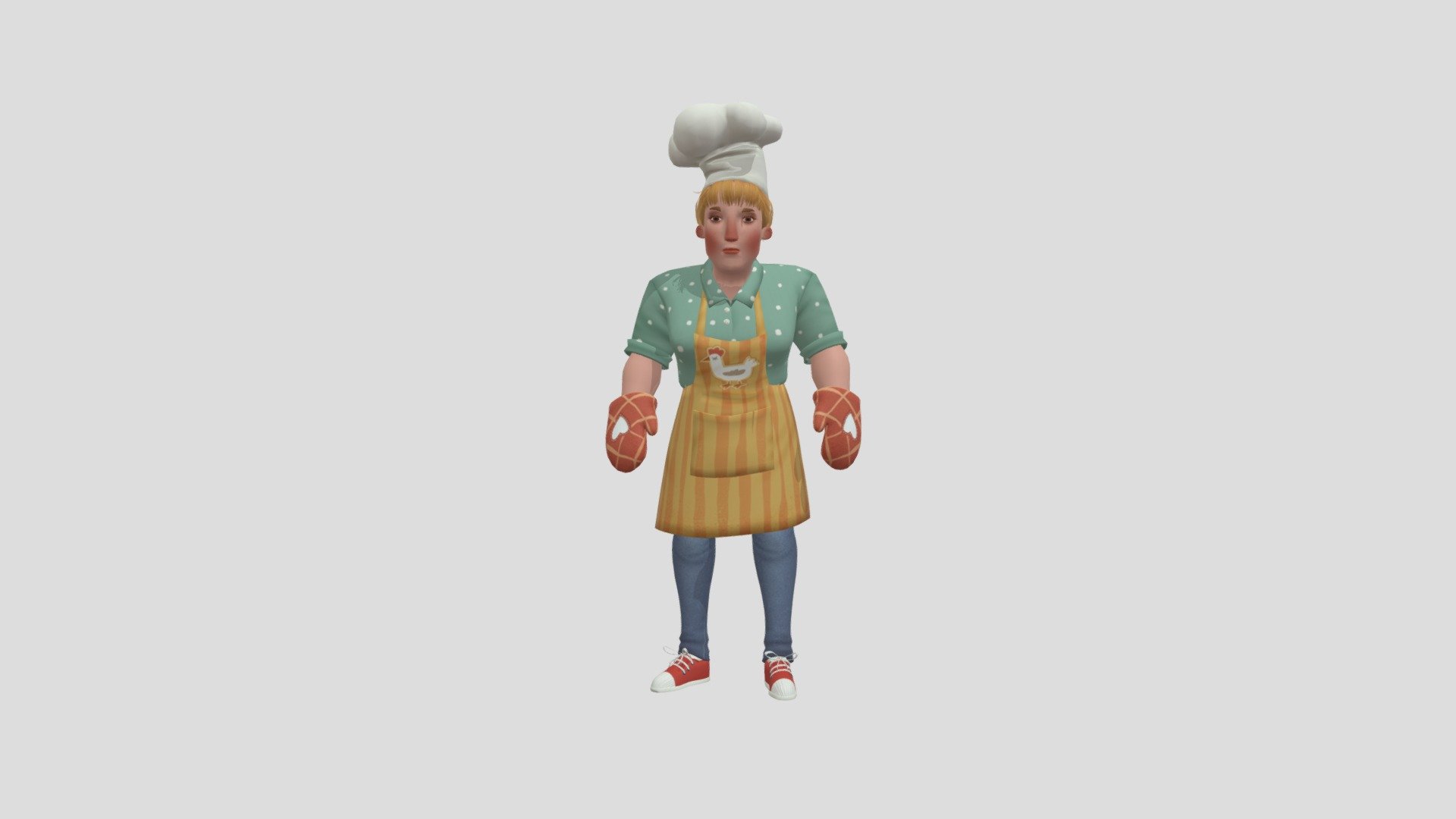 Hello Neighbor 2 Baker - Download Free 3D model by irons3th [4f2df13 ...