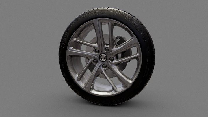MG HS Wheel & Pirell P Zero R20 3D Model