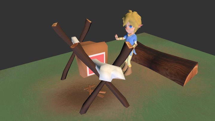 ZELDA 3D Model