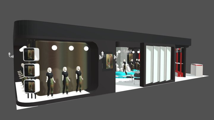 Stall SK3 3D Model