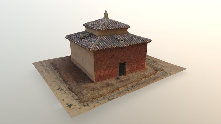 Palomar cuadrado sin patio 3D Model