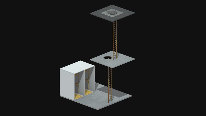 Bunker Entrance 3D Model