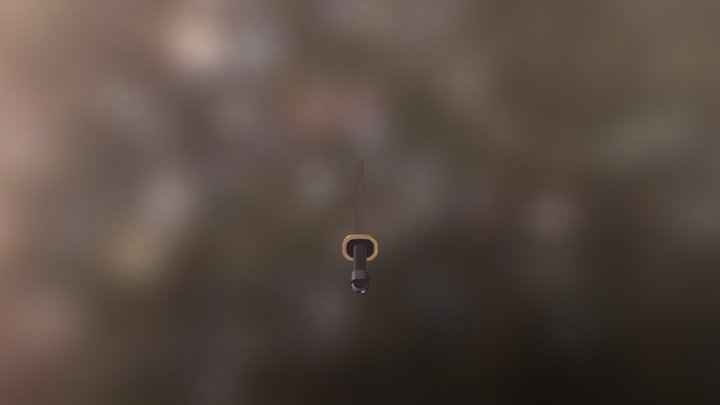 Black Sword 3D Model