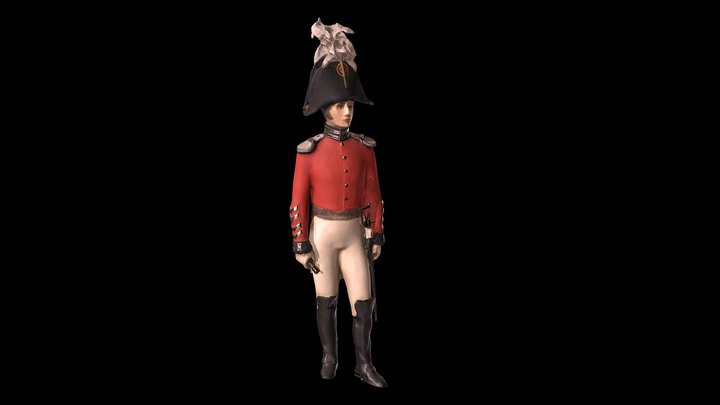 Chief Officer of the Cavalry Guard Regiment 3D Model