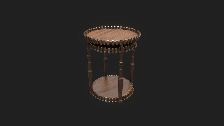 Small Table 3D Model