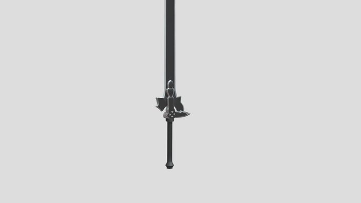 Kirito Sword 3D Model