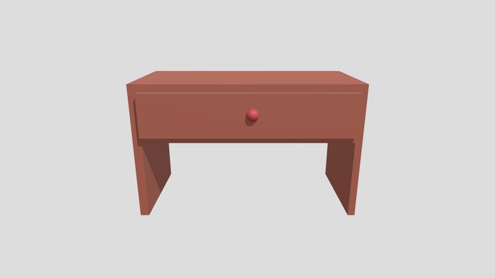 Mesa da Sala Isométrica-Tomás Menezes 3D Model