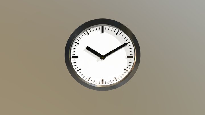 Simple Clock 3D Model