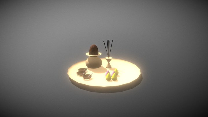 Aaarti thali 3D Model