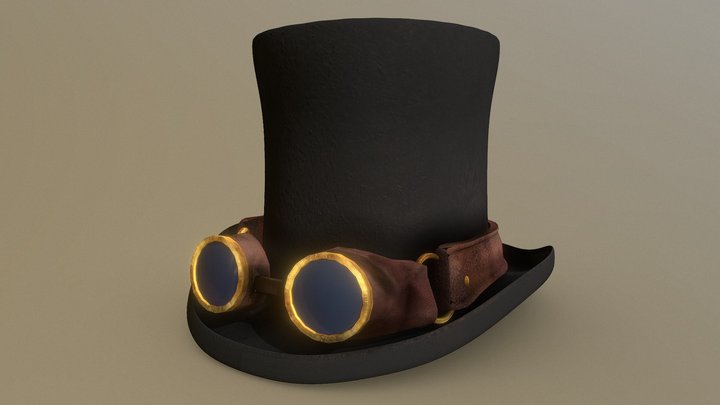 Steampunk Tophat – Free 3D Model STL