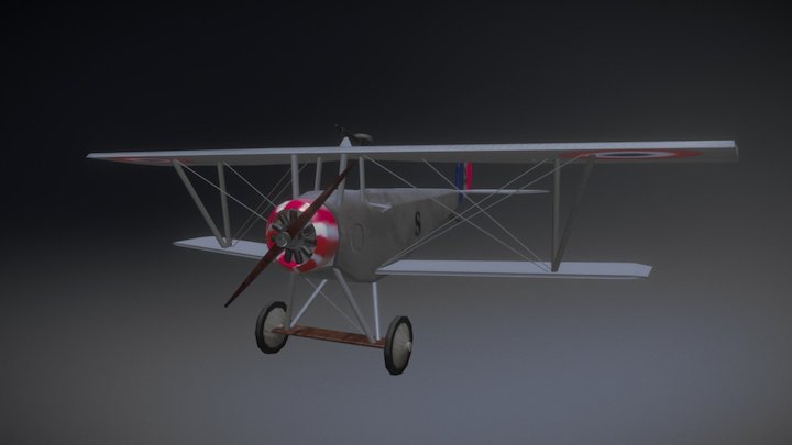 Nieuport Fighter 3D Model